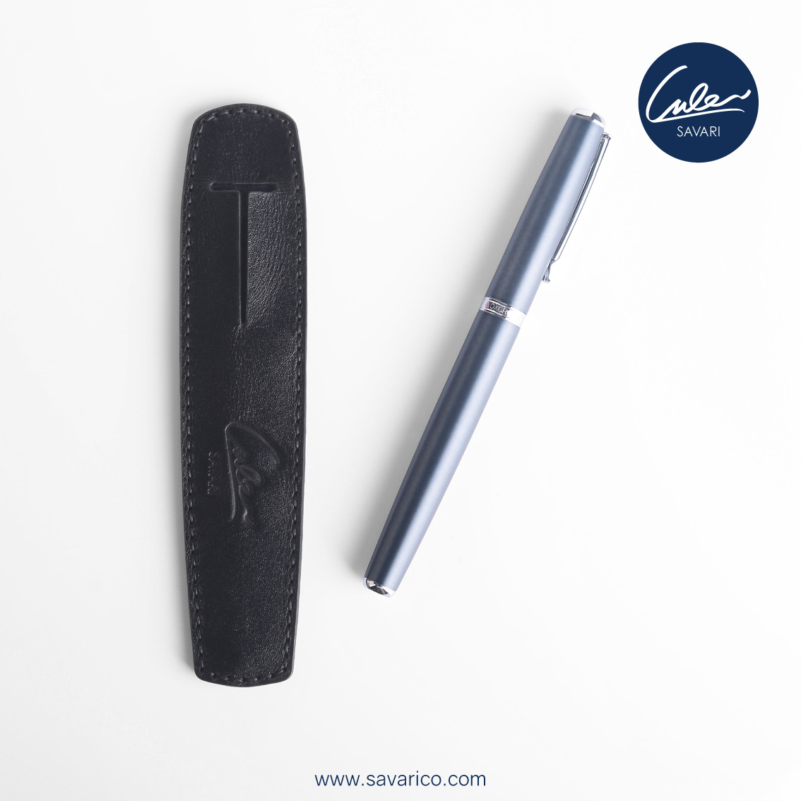 جاقلمی تمام چرم طبیعی برند سواری SAVARI ( مدل S-03 ) با ضمانتنامه 2 ساله